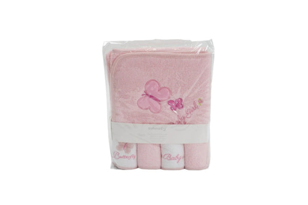 BABY BATH & FACE TOWELS SET