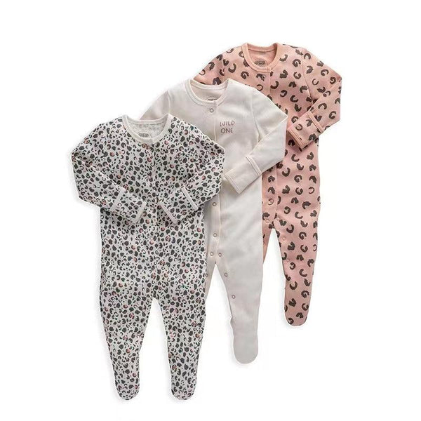 M&P BABY SOFT COZY ROMPERS PACK 3