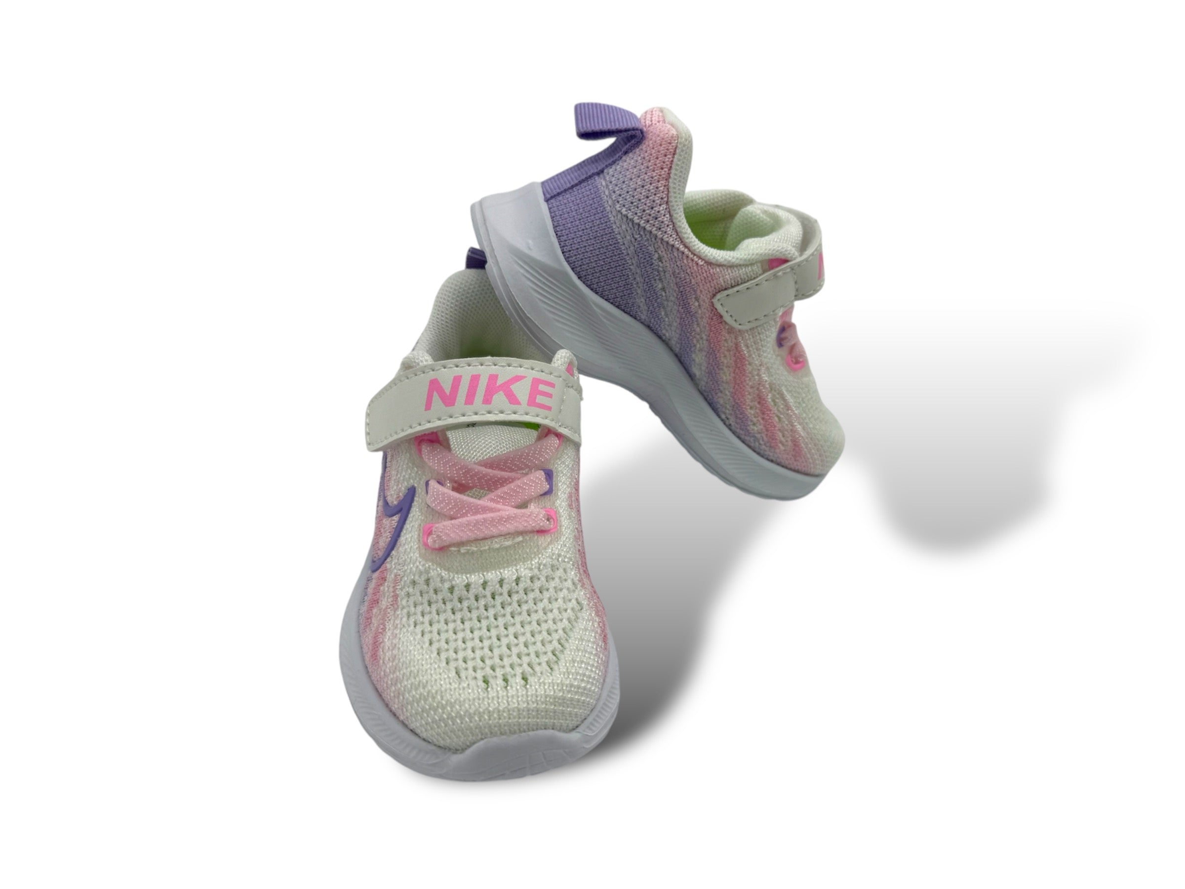 GIRLS COMFY TRI-COLOURED RUNNERS