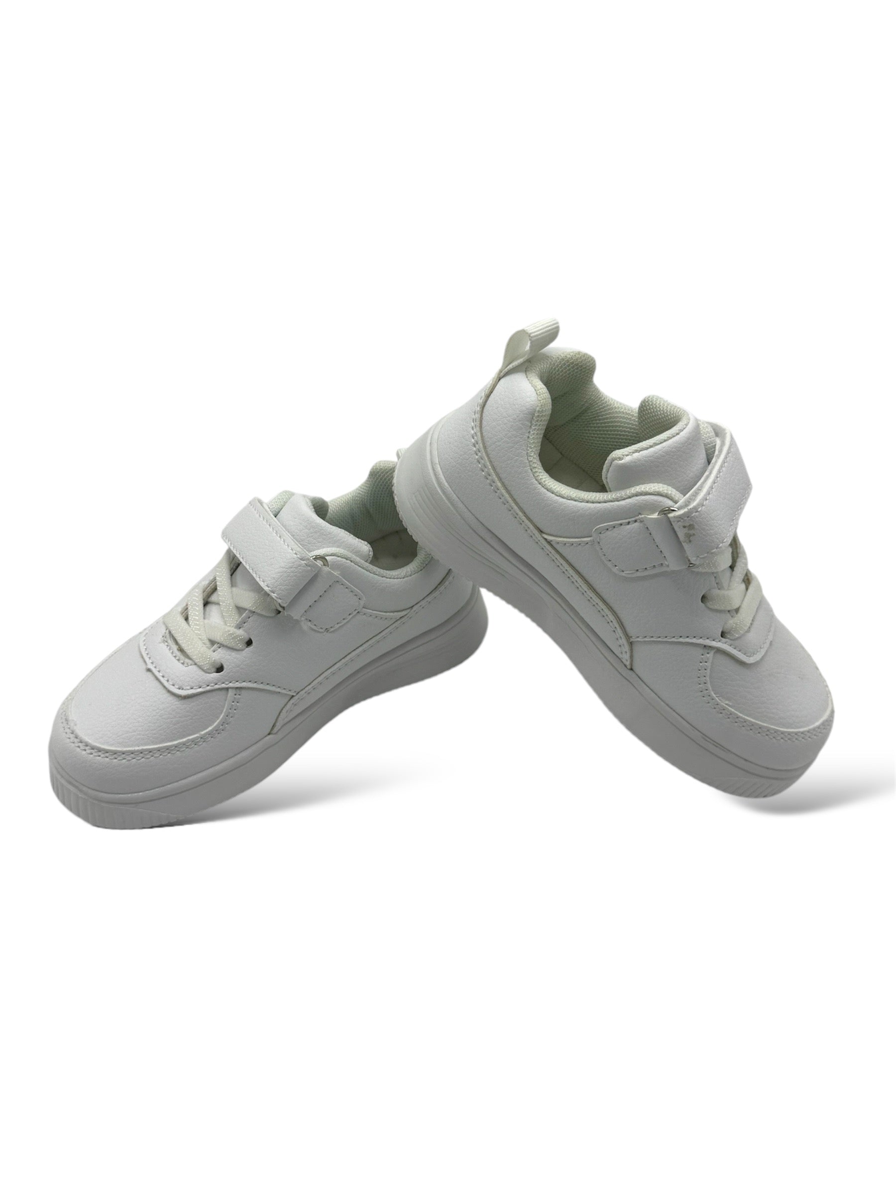 KIDS SNUG WHITE SNEAKERS