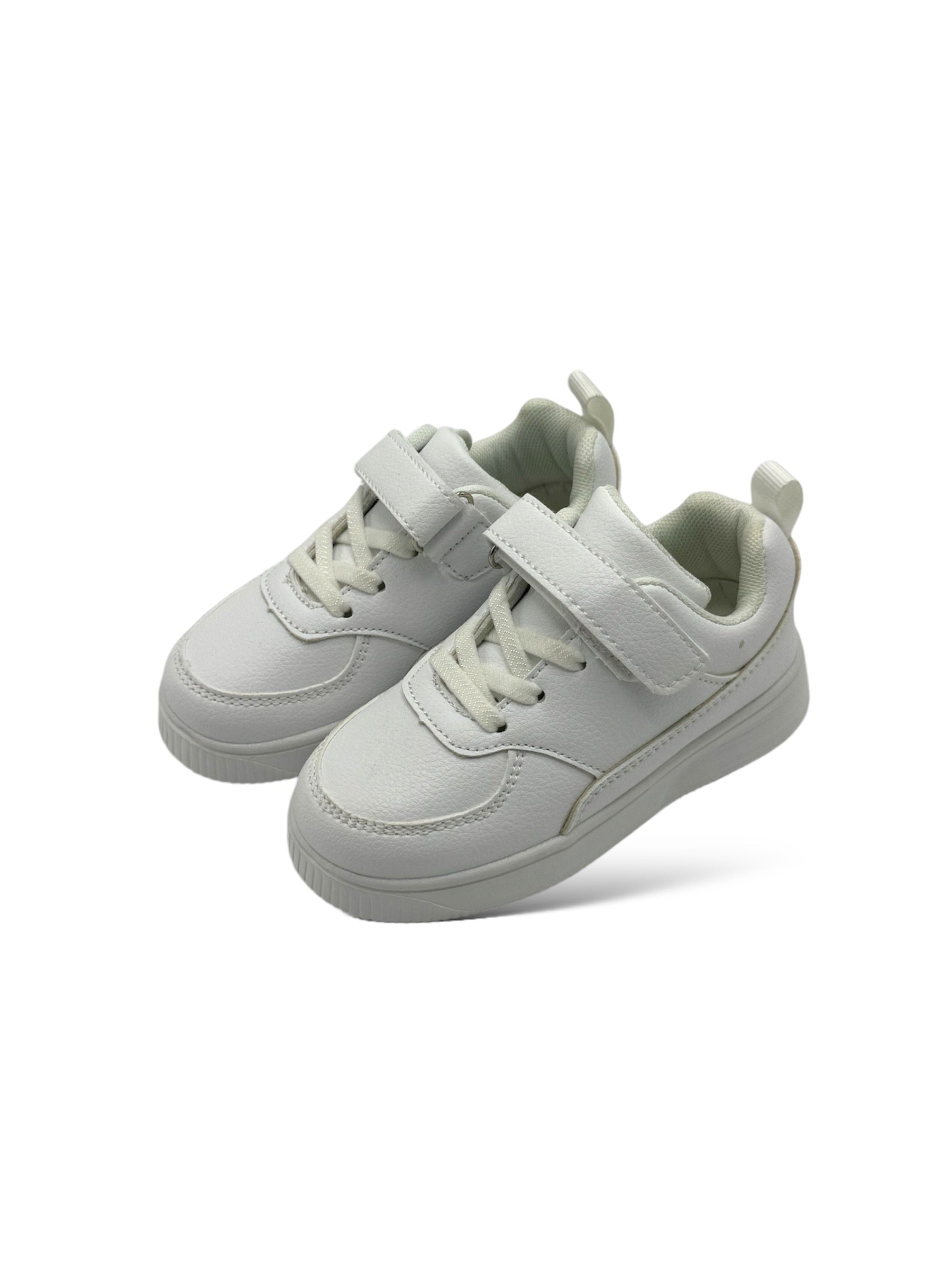 KIDS SNUG WHITE SNEAKERS