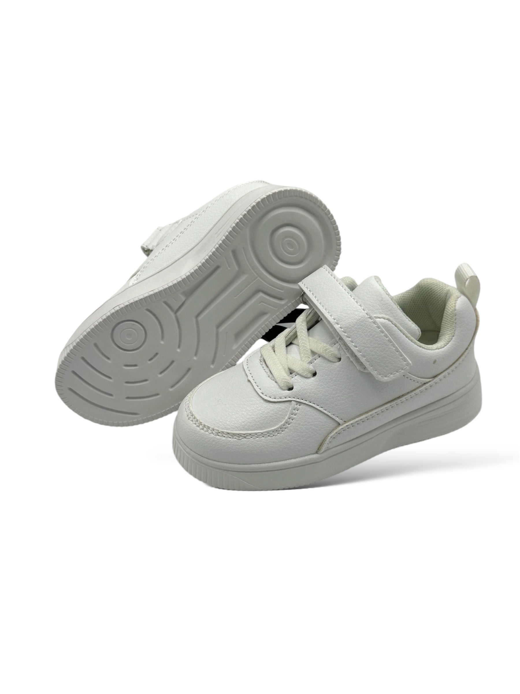 KIDS SNUG WHITE SNEAKERS