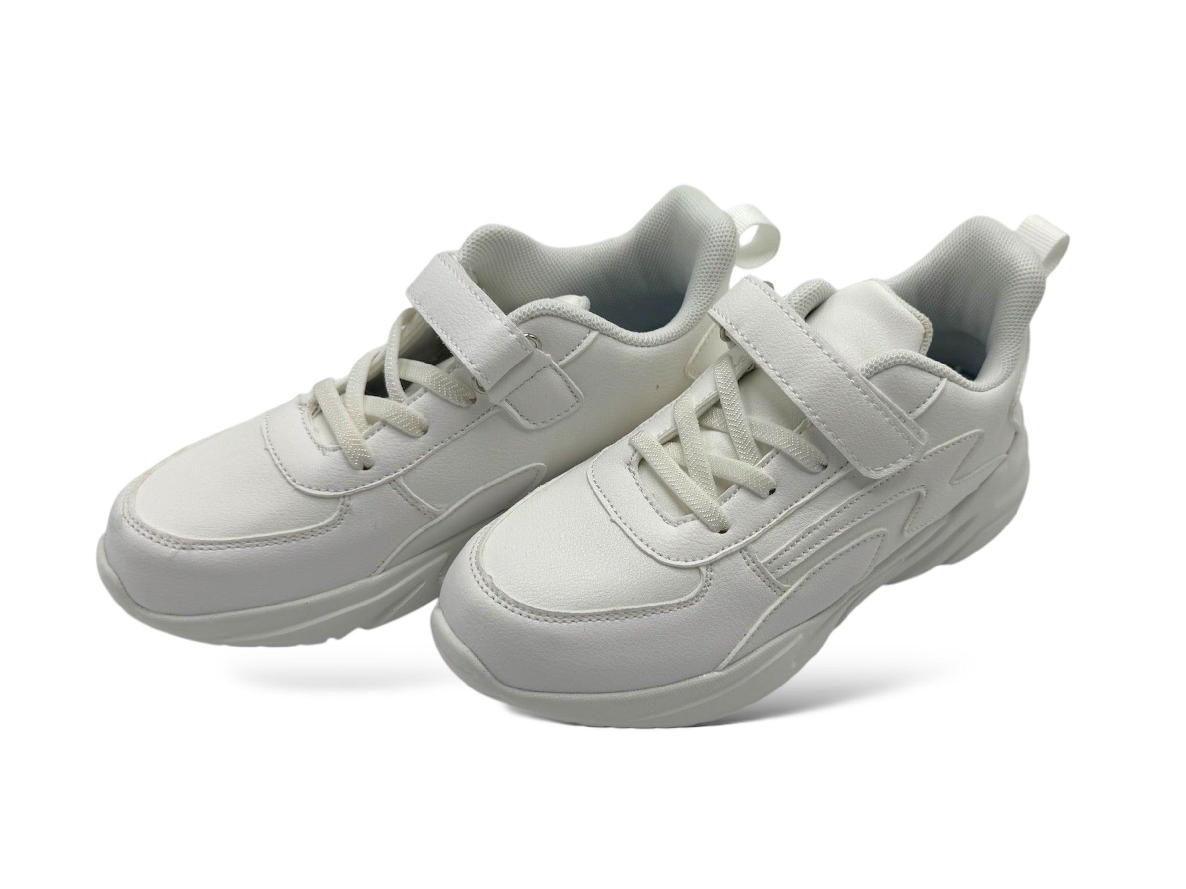 KIDS SNUG WHITE SNEAKERS