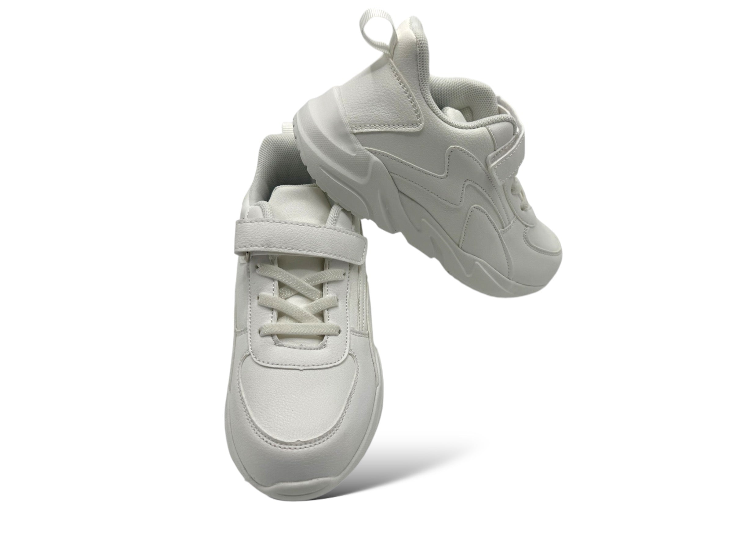 KIDS SNUG WHITE SNEAKERS