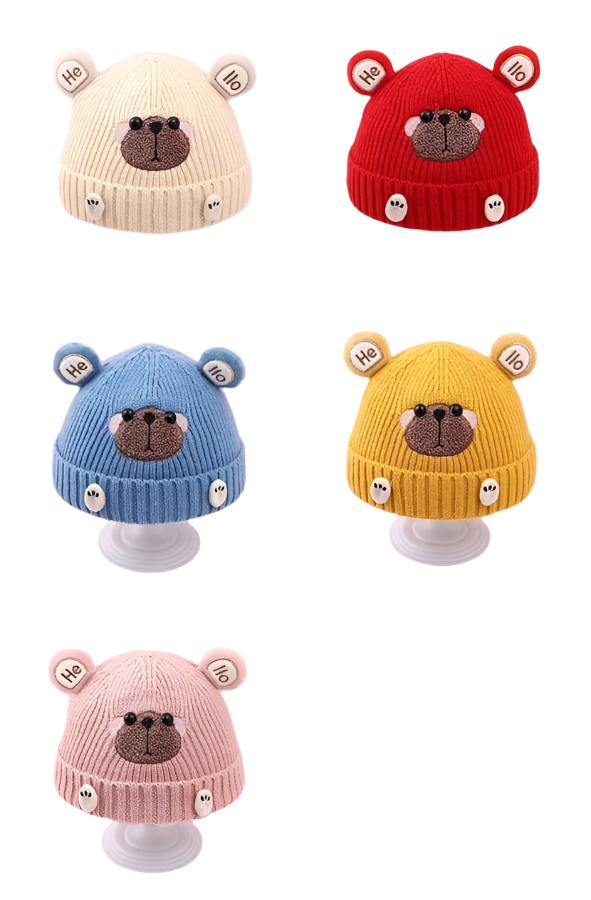 BABY BEAR WOOLEN CAPS