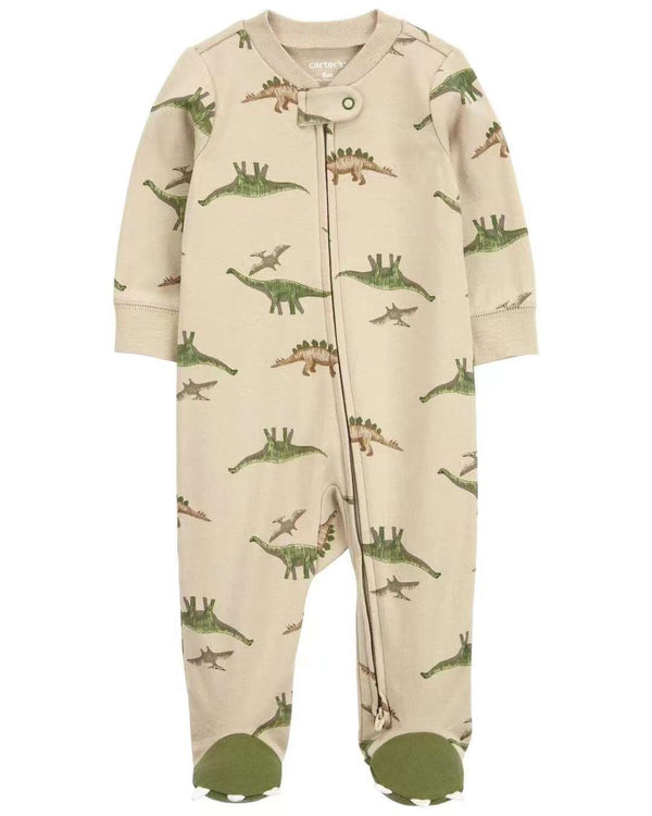 BABY BOY DINO THEMED ROMPER