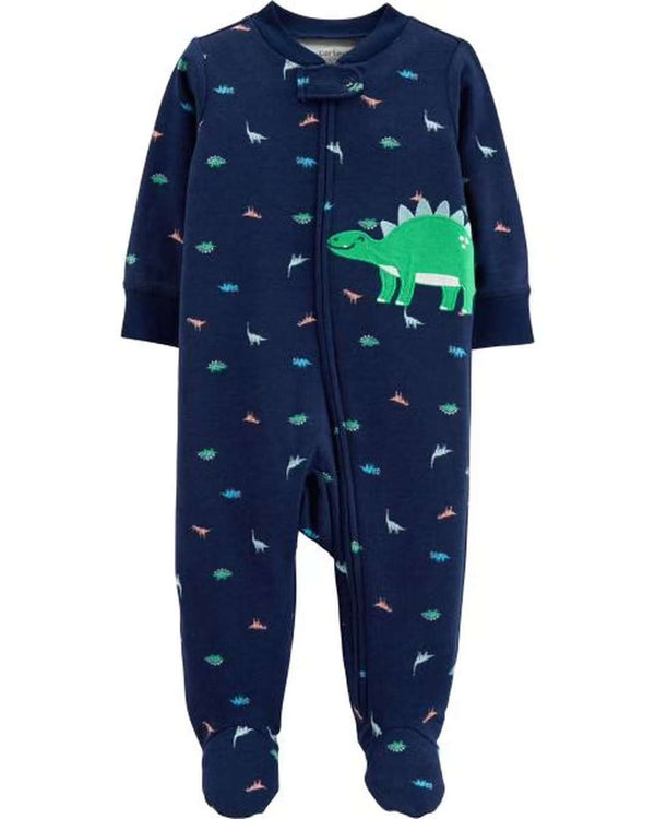 BABY BOY BLUE DINO ROMPER