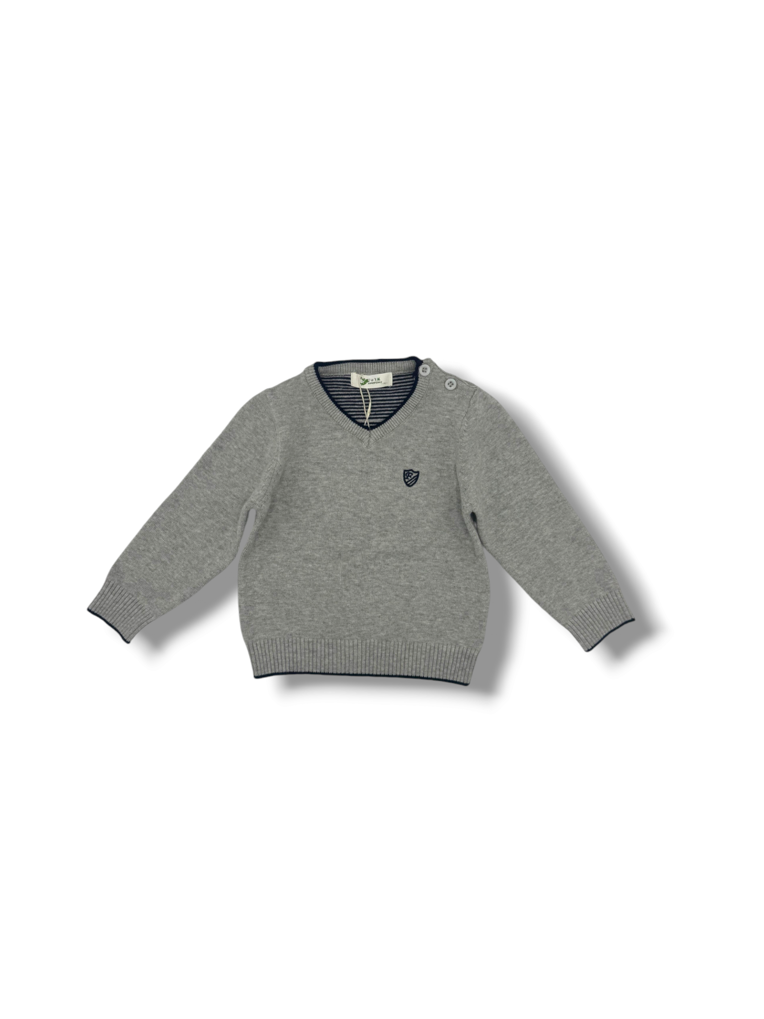 BABY BOY WARM V-NECK SWEATER