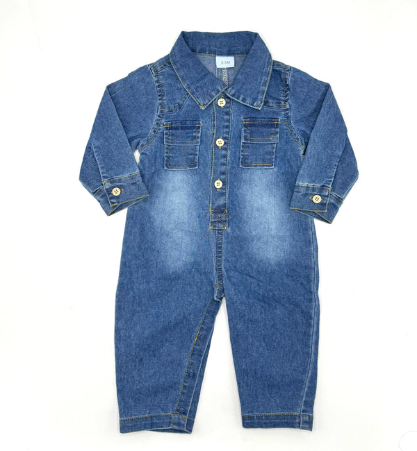 BABY COZY DENIM ONESIES