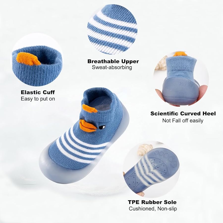 BABY SOFT ANTI SLIP SOLE SOCKS