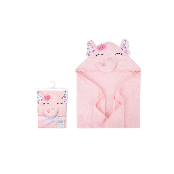 BABY ELEPHANT HOODED BATH TOWEL