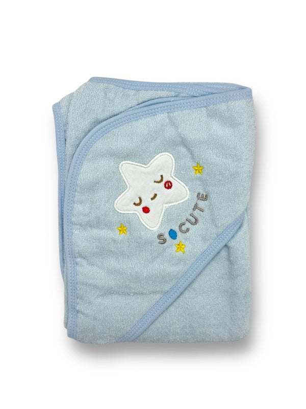 BABY SO CUTE HOODED BATH TOWEL