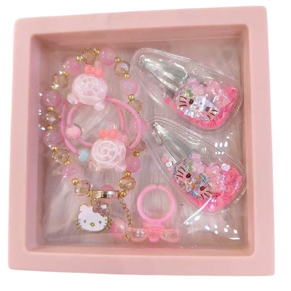 GIRL HAIR DRESSING SET HELLO KITTY