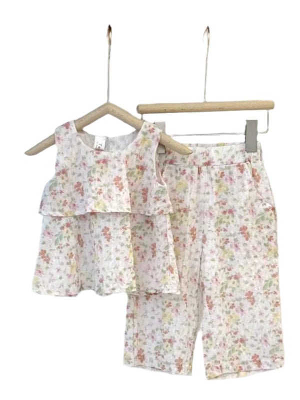 GIRL STYLISH FLORAL 2 PCS SUIT