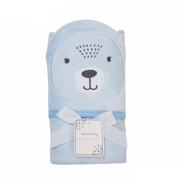 BABY BEAR HOODED BATH TOWEL