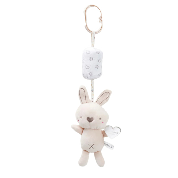 BABY SOFT HANGING BUNNY RATTLE