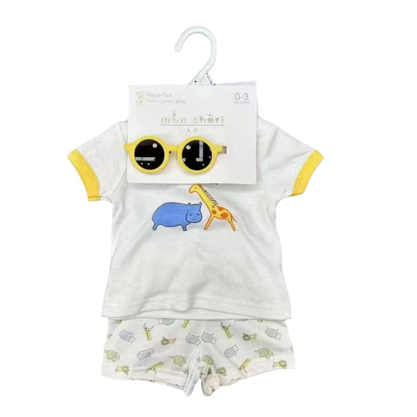 BABY CASUAL 3 PCS SUIT ANIMAL THEMED