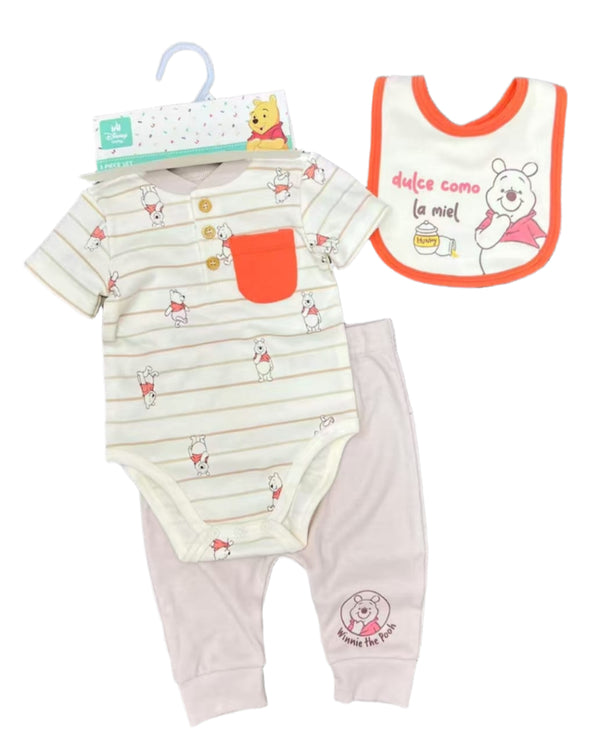 BABY STYLISH 3 PCS POOH THEMED SUIT