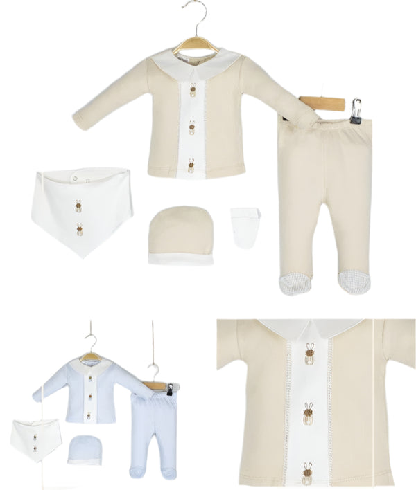 BABY GIRL NEWBORN 5 PCS SET