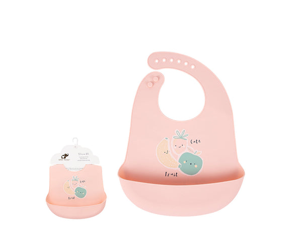 SILICONE BIB CUTE FRUIT