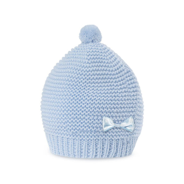 BABY COZY WOOLEN CAP W KNITTED BOW