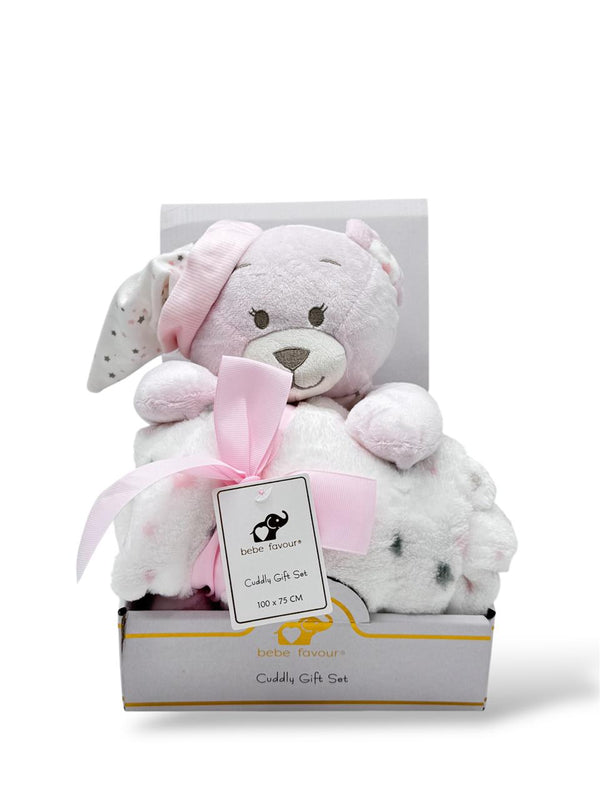 BABY SOFT BEAR BLANKET SET