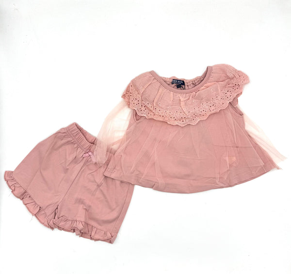 GIRL EMBROIDED CO-ORD SET