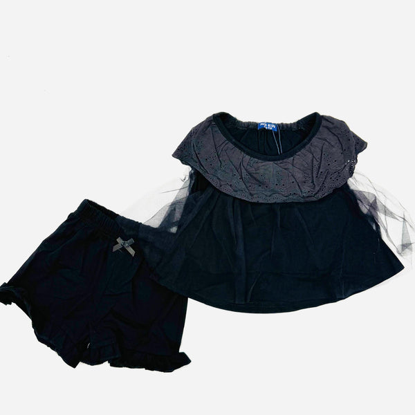 GIRL EMBROIDED CO-ORD SET
