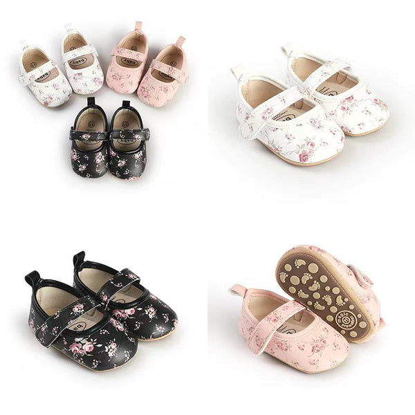 GIRL PRE-WALKER PUMPS FLORAL PRINT