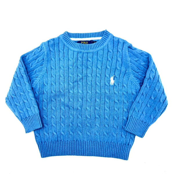BABY BOY CABLE KNIT SWEATER