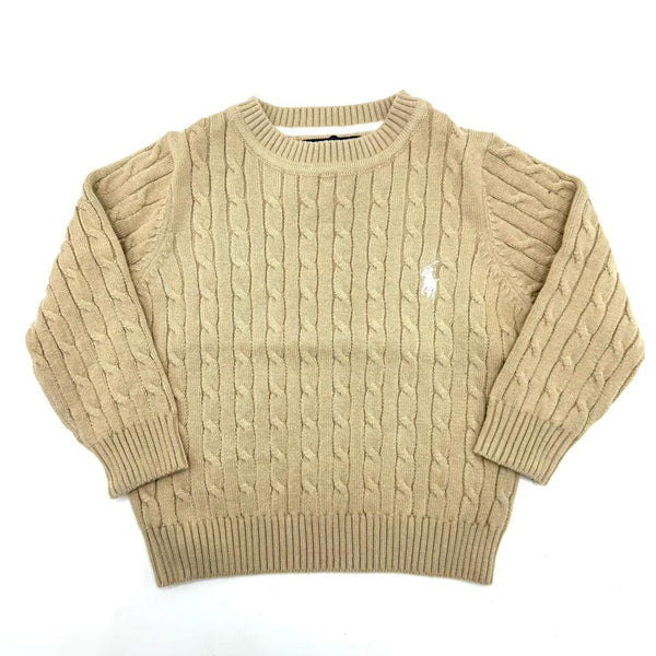 BABY BOY CABLE KNIT SWEATER