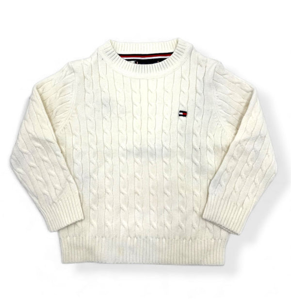 BABY BOY CABLE KNIT SWEATER