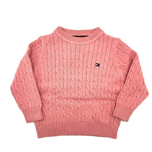 BABY GIRL CABLE KNIT SWEATER