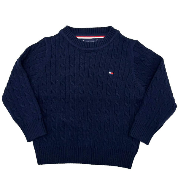 BABY BOY CABLE KNIT SWEATER