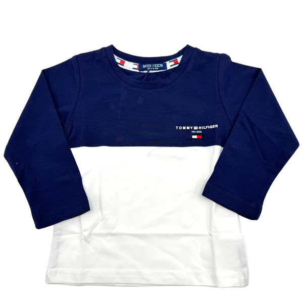 BOY CONTRAST FULL SLEEVES SHIRT