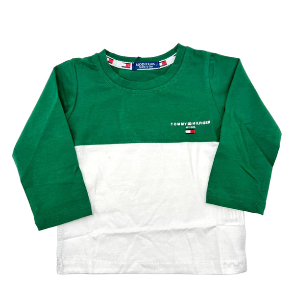 BOY CONTRAST FULL SLEEVES SHIRT