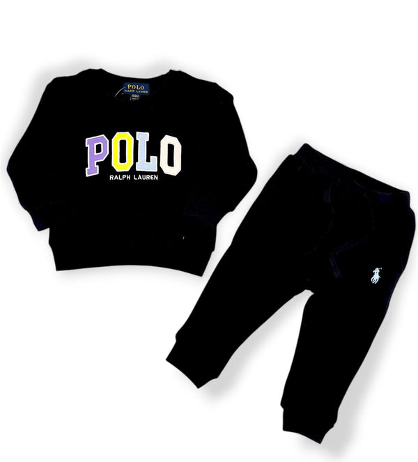 BABY EMBROIDED CO-ORD SET FLEECE