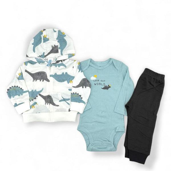 BABY BOY DINO GRAPHIC CO-ORD SET