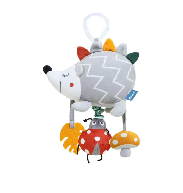 BABY SOFT ANIMAL HANGING  RATTLE