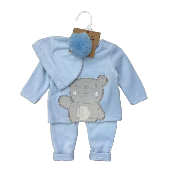 BABY BOY WARM BUNNY CO-ORD SET