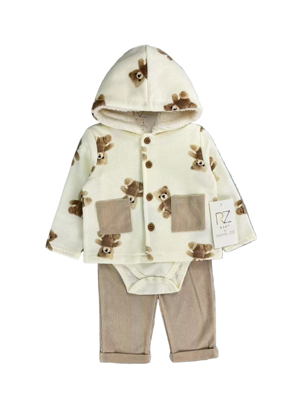 BABY BEAR CO-ORD SET FLEECE
