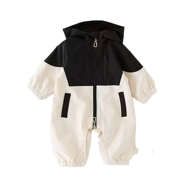 BABY WARM PADDED HOODED ROMPER
