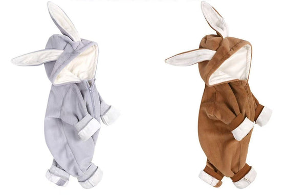 BABY BUNNY HEAD WOOLEN ONESIES