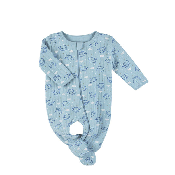 BABY QUILTED ELEPHANT ROMPER