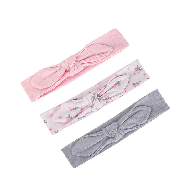 BABY GIRL HEADBAND SET 3 PCS