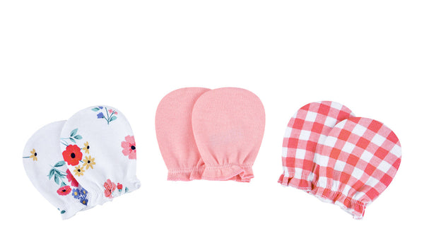 BABY SCRATCH MITTENS PACK 3