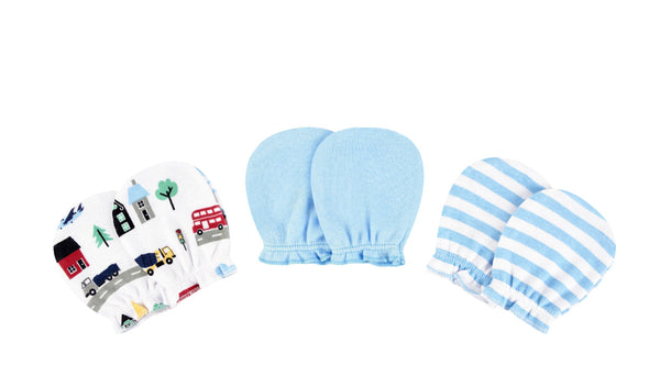 BABY SCRATCH MITTENS PACK 3