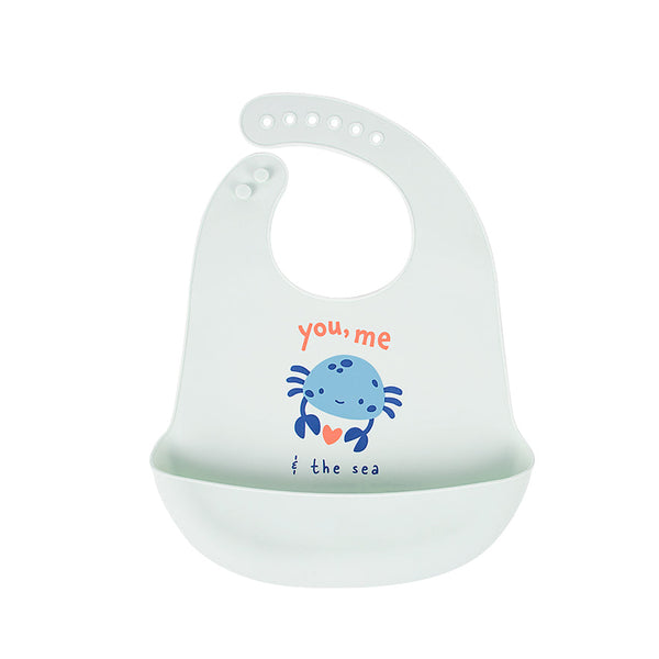 KIDS ANTI SPILL SILICONE BIB