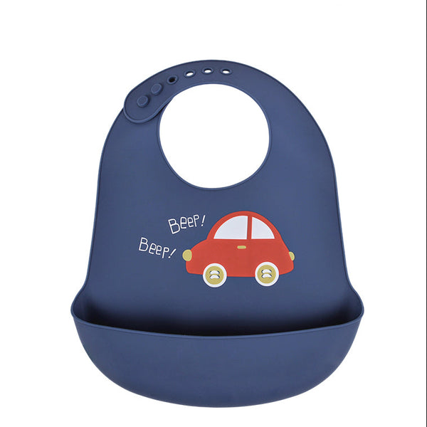 KIDS ANTI SPILL SILICONE BIB