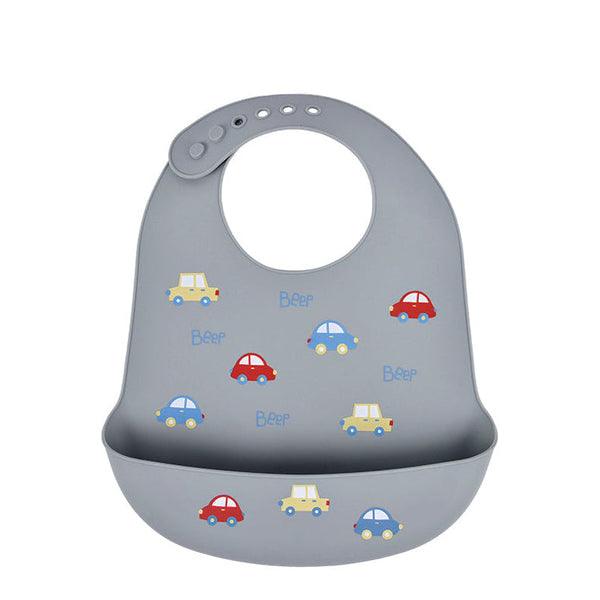 KIDS ANTI SPILL SILICONE BIB